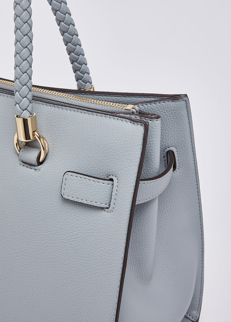 Borsa satchel media con charms azzurro Liu Jo - large image number 4