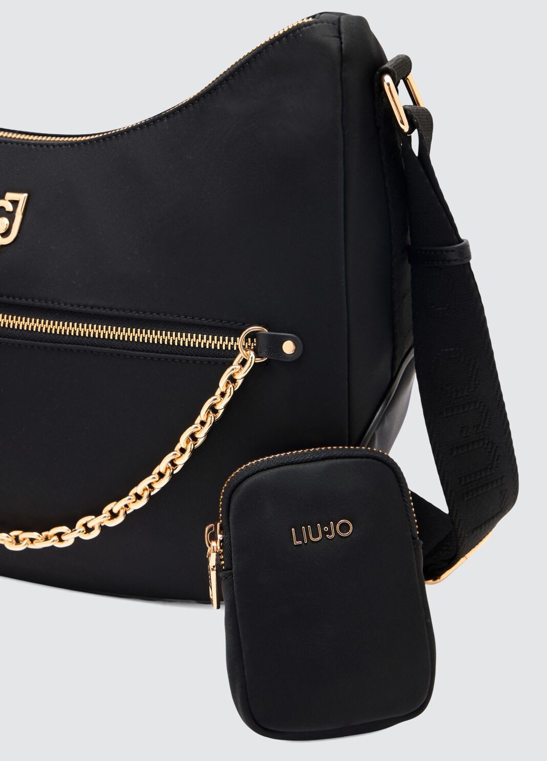 Medium hobo bag black Liu Jo - large image number 10