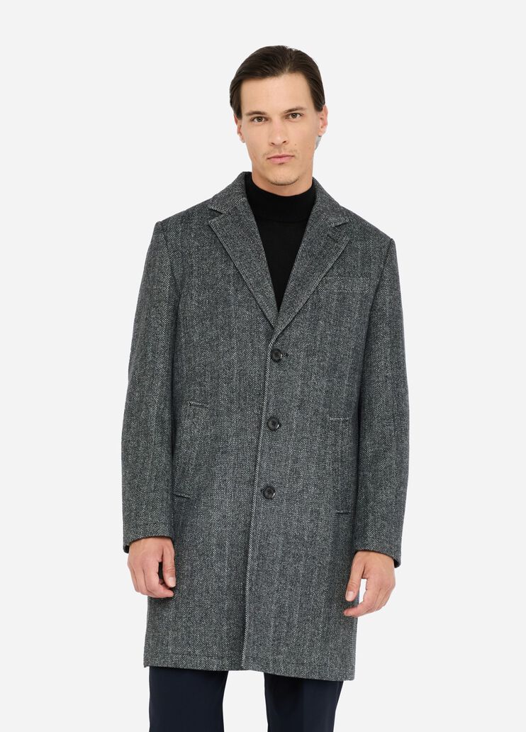 Wool chevron coat black Liu Jo - medium Wool chevron coat black Liu Jo - medium