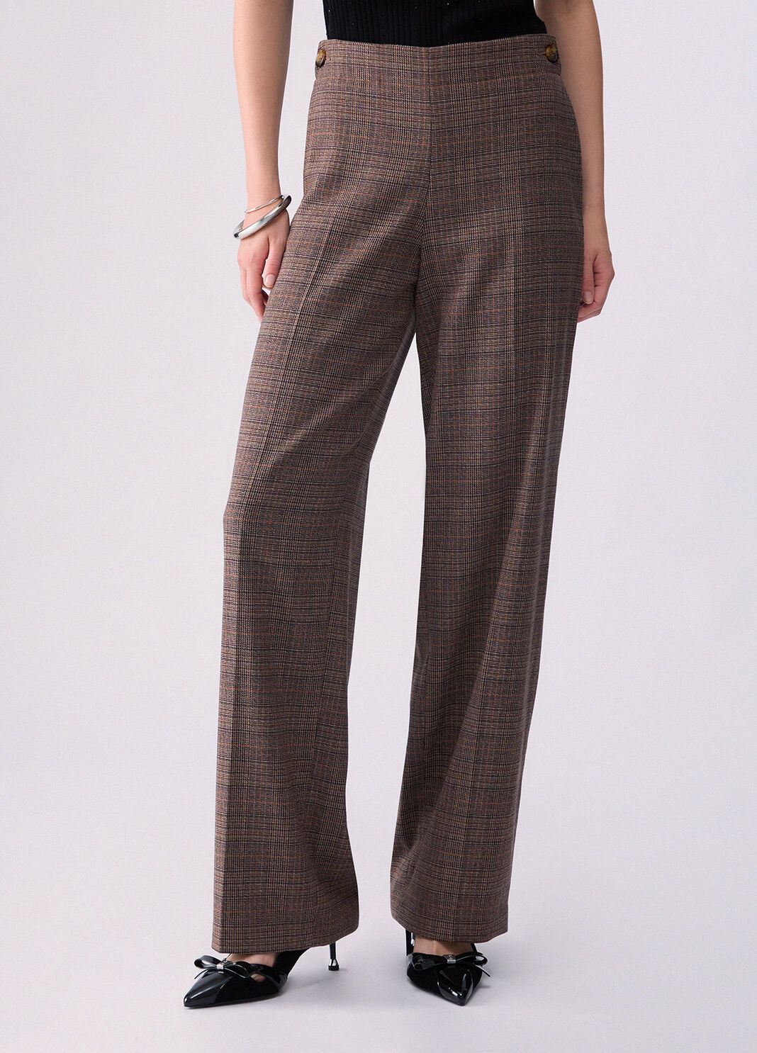 Straight-leg trousers tartan Liu Jo - large image number 0