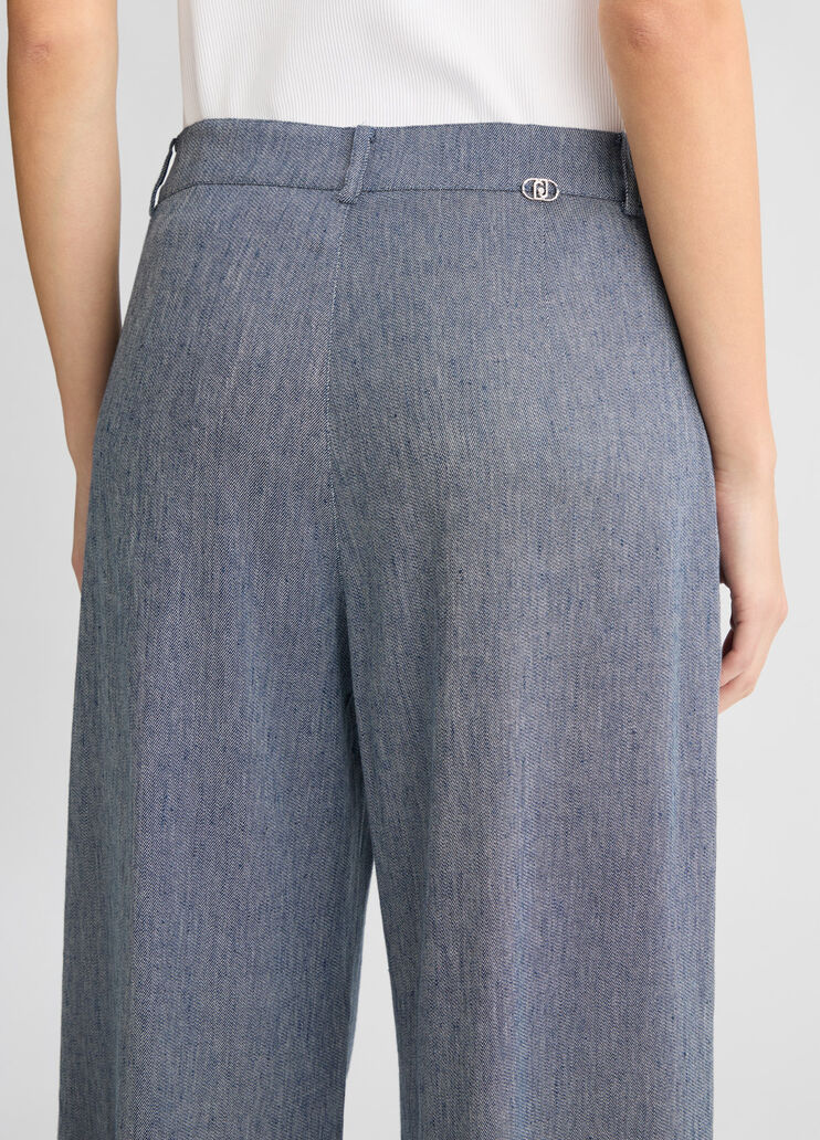 Flared denim trousers dark denim Liu Jo - large image number 3