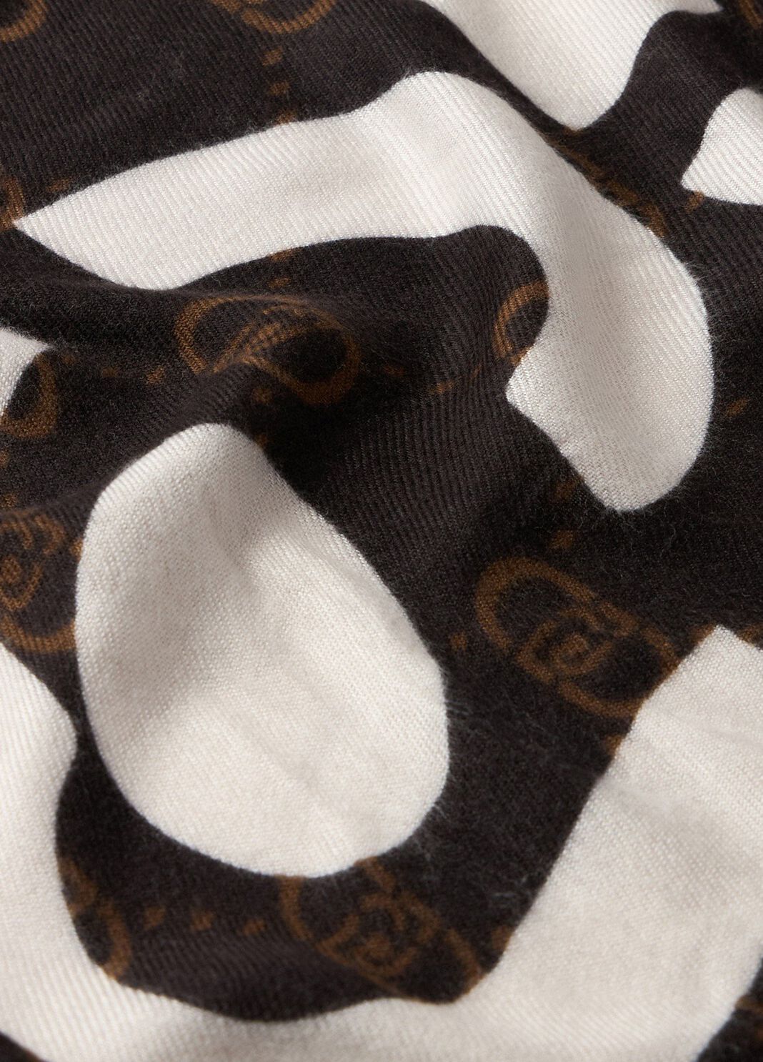 Stole with logo black Liu Jo - large image number 3