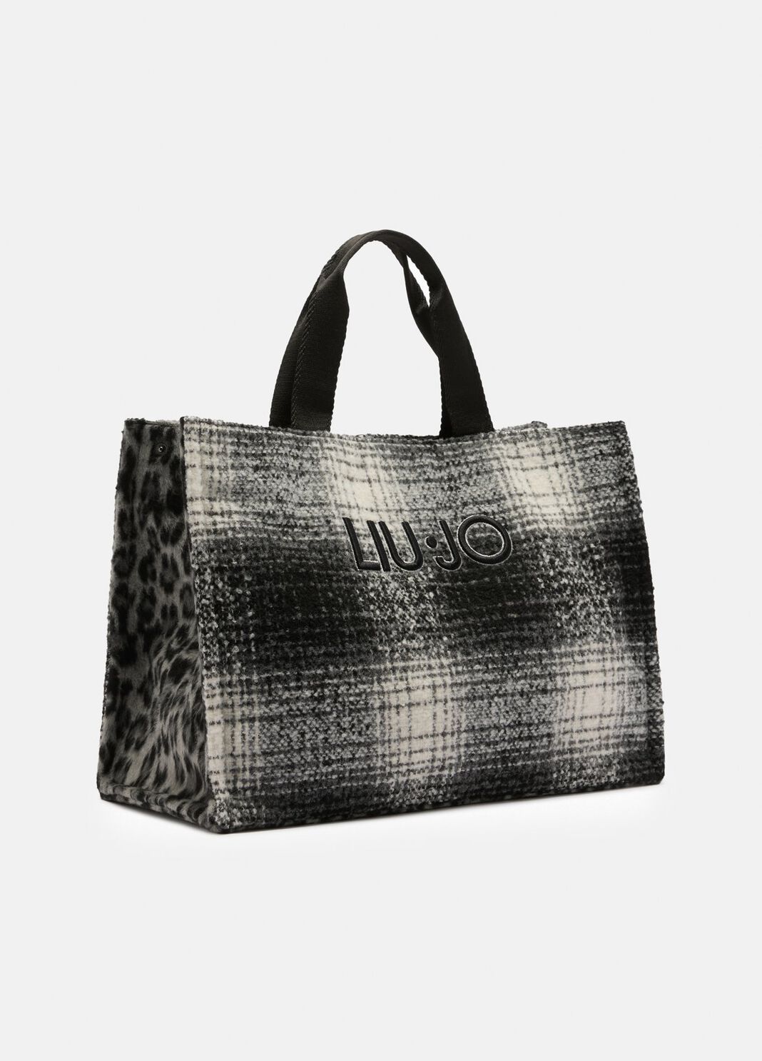 Gro&szlig;er Shopper mit Animal-Print Karomuster Liu Jo - large image number 2