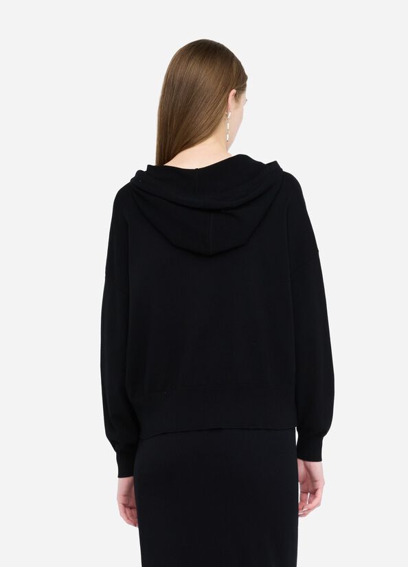 Strick-Sweatshirt Schwarz Liu Jo - large image number 1
