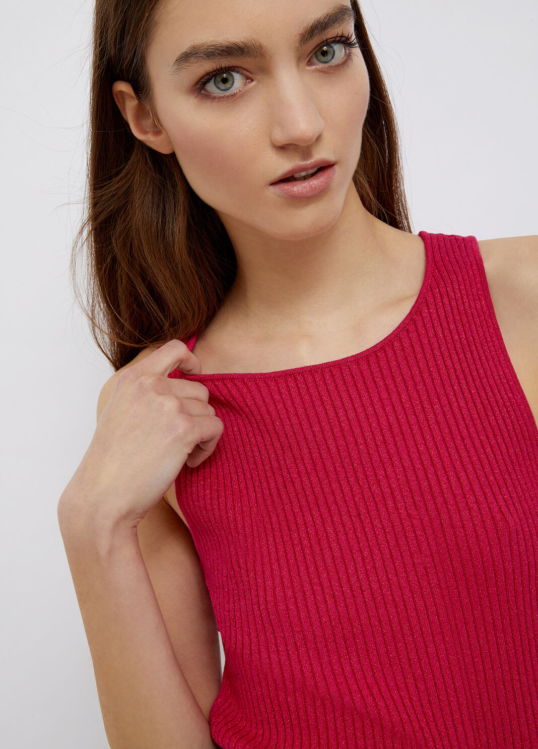 Lurex&reg; top fuchsia Liu Jo - large image number 2