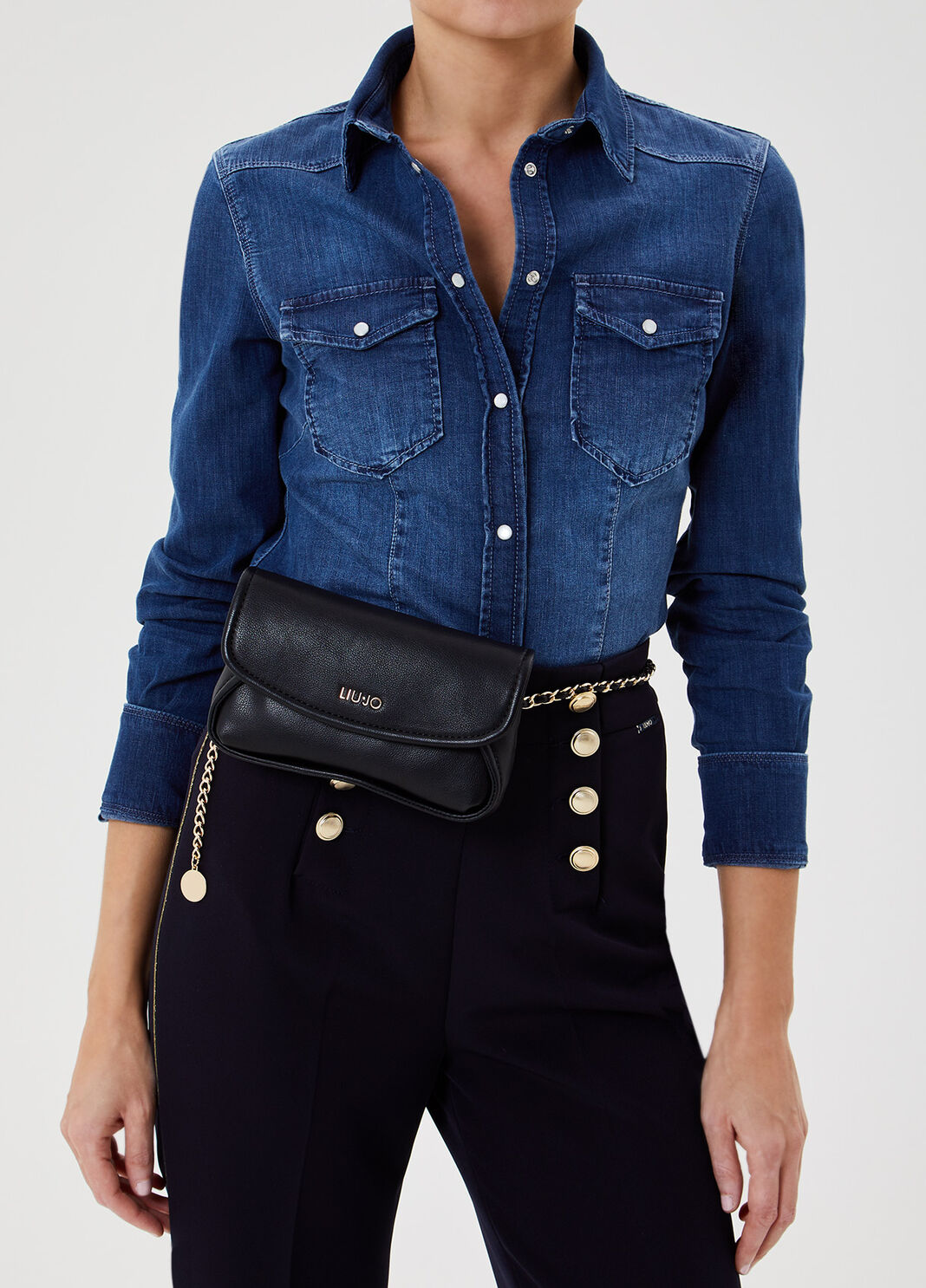 Small bag with chain Black Liu Jo - large image number 1