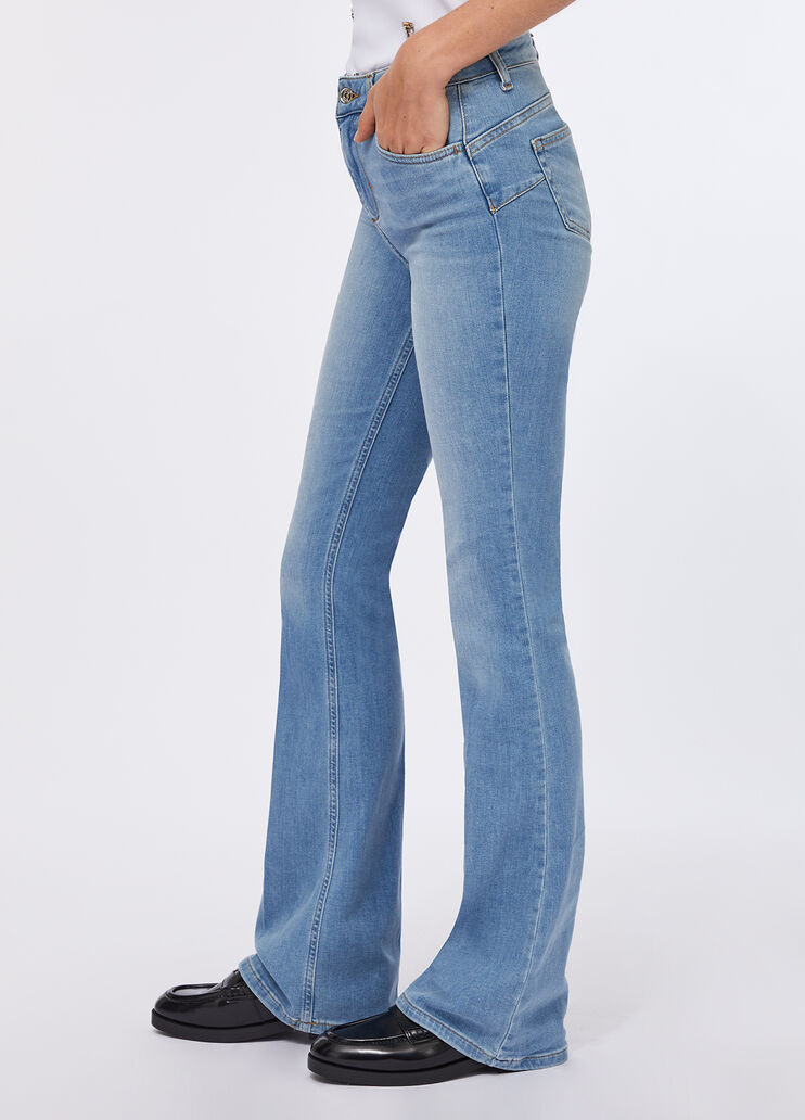High-rise flared jeans denim Liu Jo - large image number 3