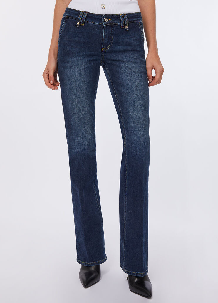 Low-rise bootcut jeans light blue denim Liu Jo - large image number 0 Low-rise bootcut jeans light blue denim Liu Jo - large image number 0