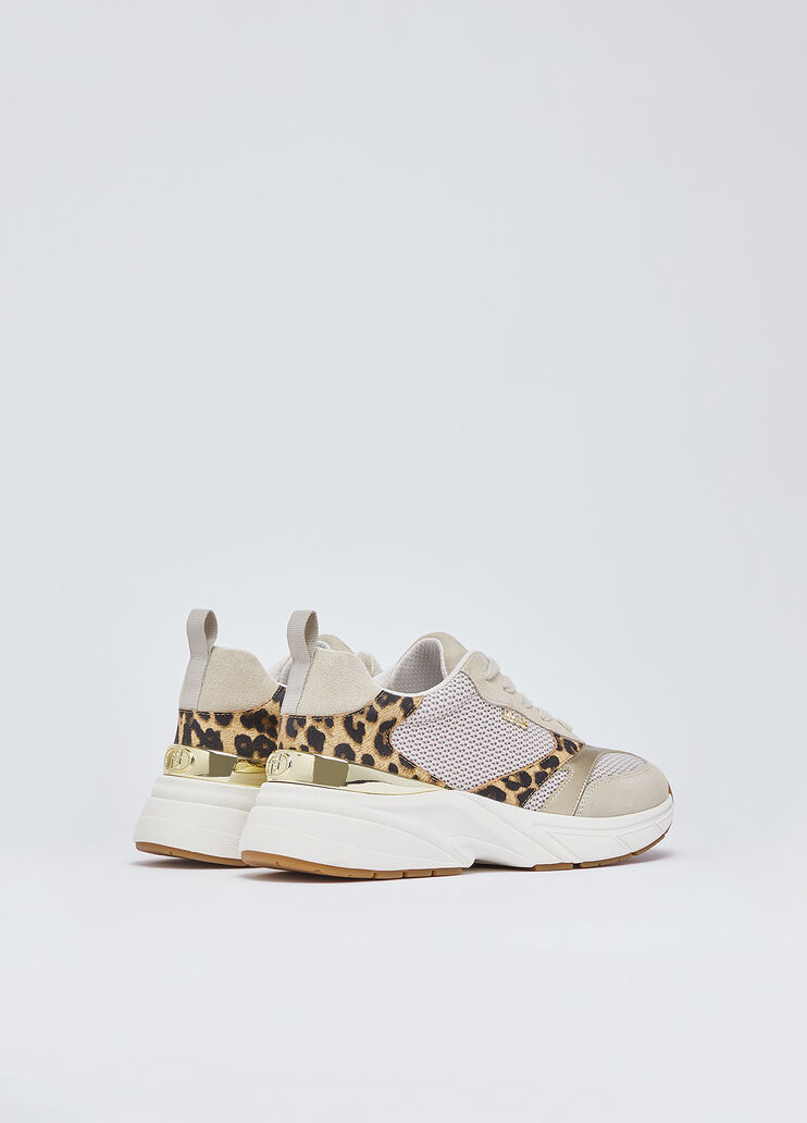 Sneakers with animal-print details animal print Liu Jo - large image number 2