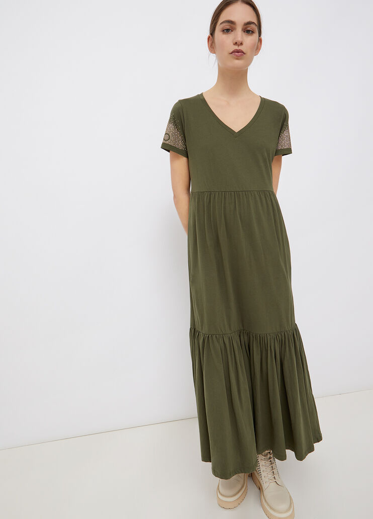 Long dress with micro studs mimetic Liu Jo - large image number 0 Long dress with micro studs mimetic Liu Jo - large image number 0