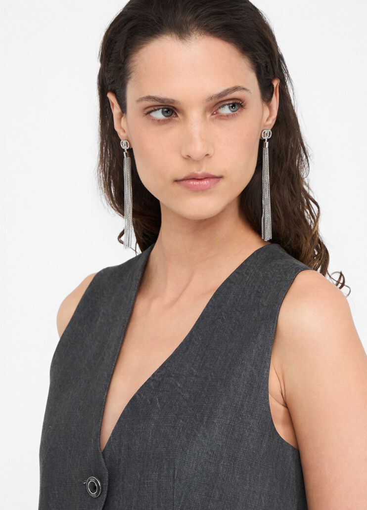 Denim gilet grey denim Liu Jo - medium Denim gilet grey denim Liu Jo - medium