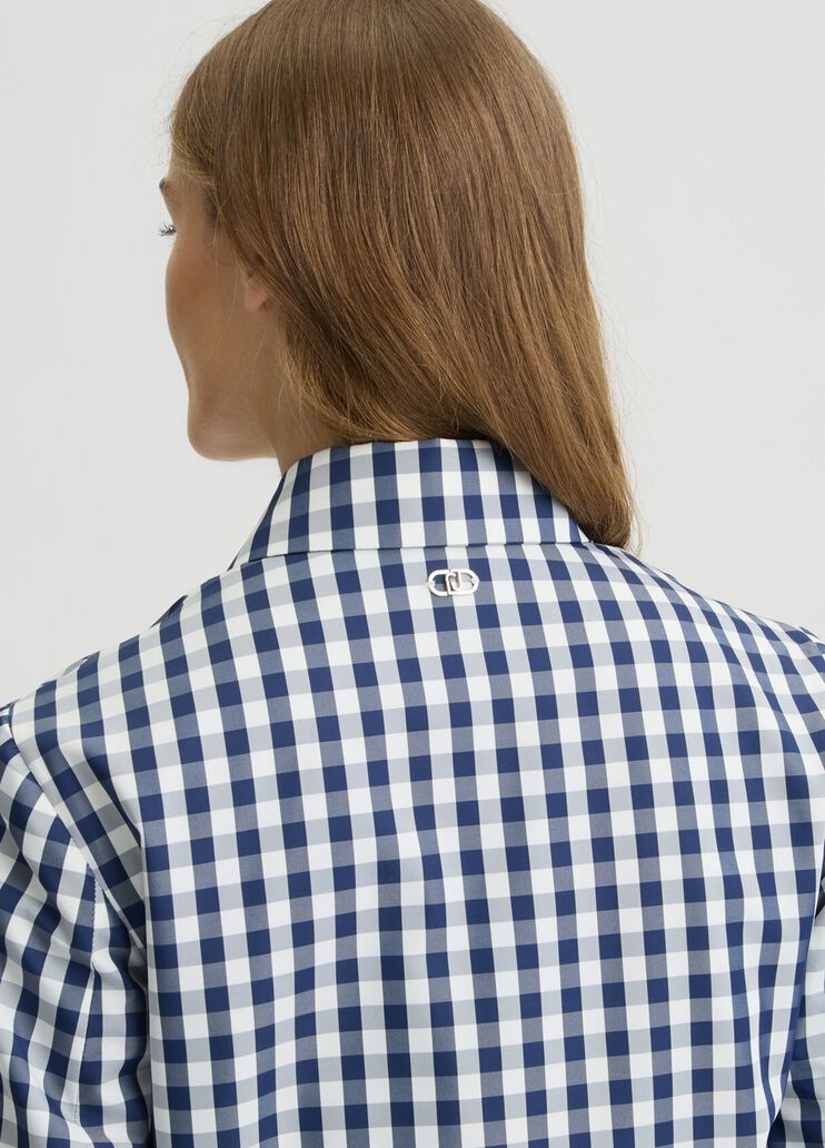 Vichy jacket blue Liu Jo - large image number 4 Vichy jacket blue Liu Jo - large image number 4