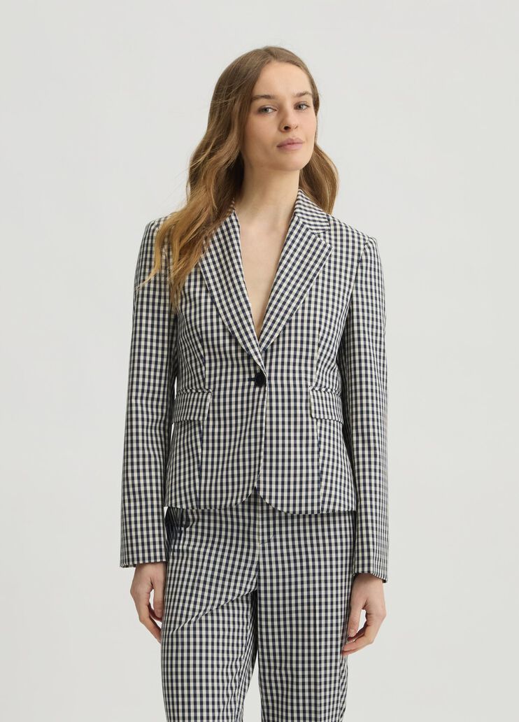 Chequered blazer  blue/white vichy Liu Jo - medium Chequered blazer  blue/white vichy Liu Jo - medium