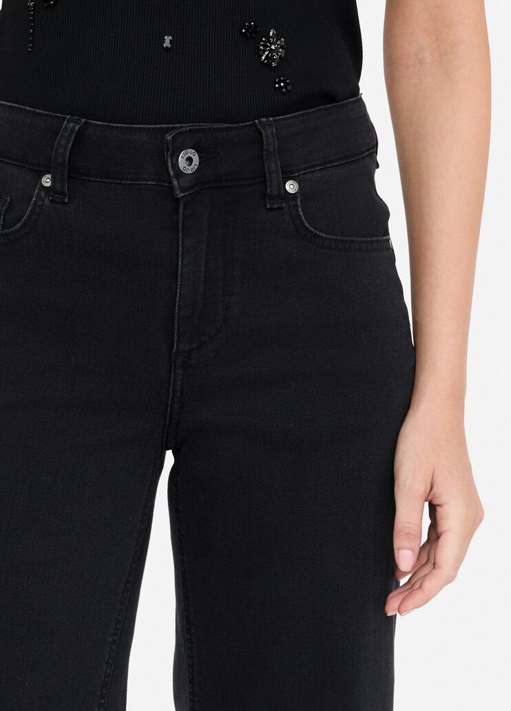 High-rise flared jeans black denim Liu Jo - large image number 2 High-rise flared jeans black denim Liu Jo - large image number 2