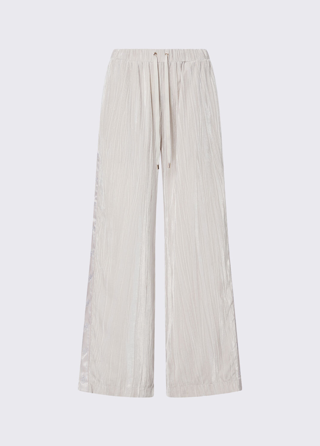 Crinkle Velvet Pants white Liu Jo - large image number 6