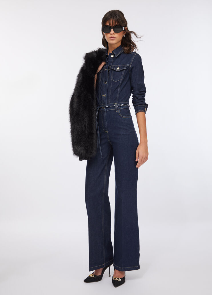 Denim jumpsuit classic wash Liu Jo - large image number 5