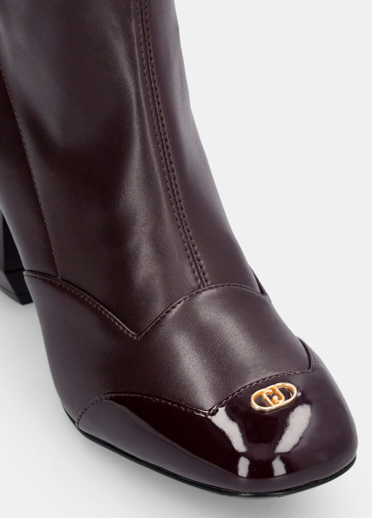 Stivaletti con tacco largo amarone Liu Jo - large image number 6