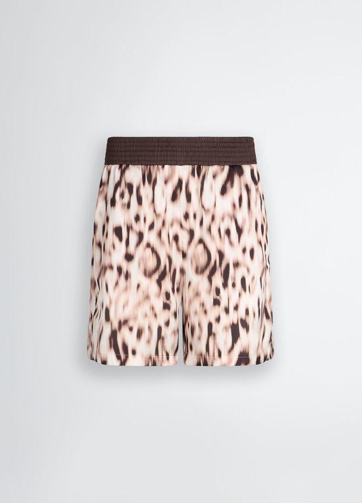 Printed satin shorts animal print Liu Jo - large image number 6 Printed satin shorts animal print Liu Jo - large image number 6