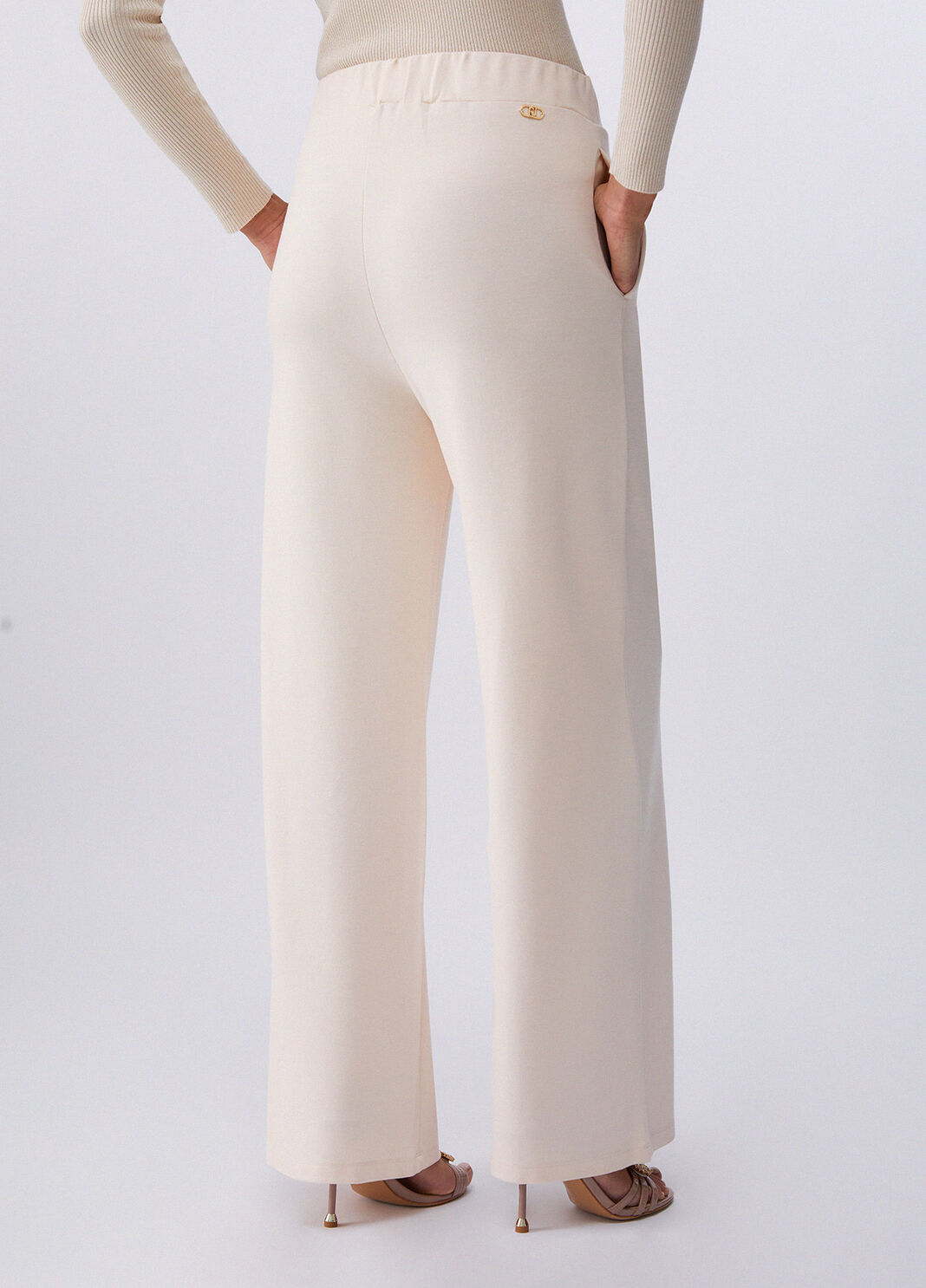 Jersey trousers champagne Liu Jo - large image number 1