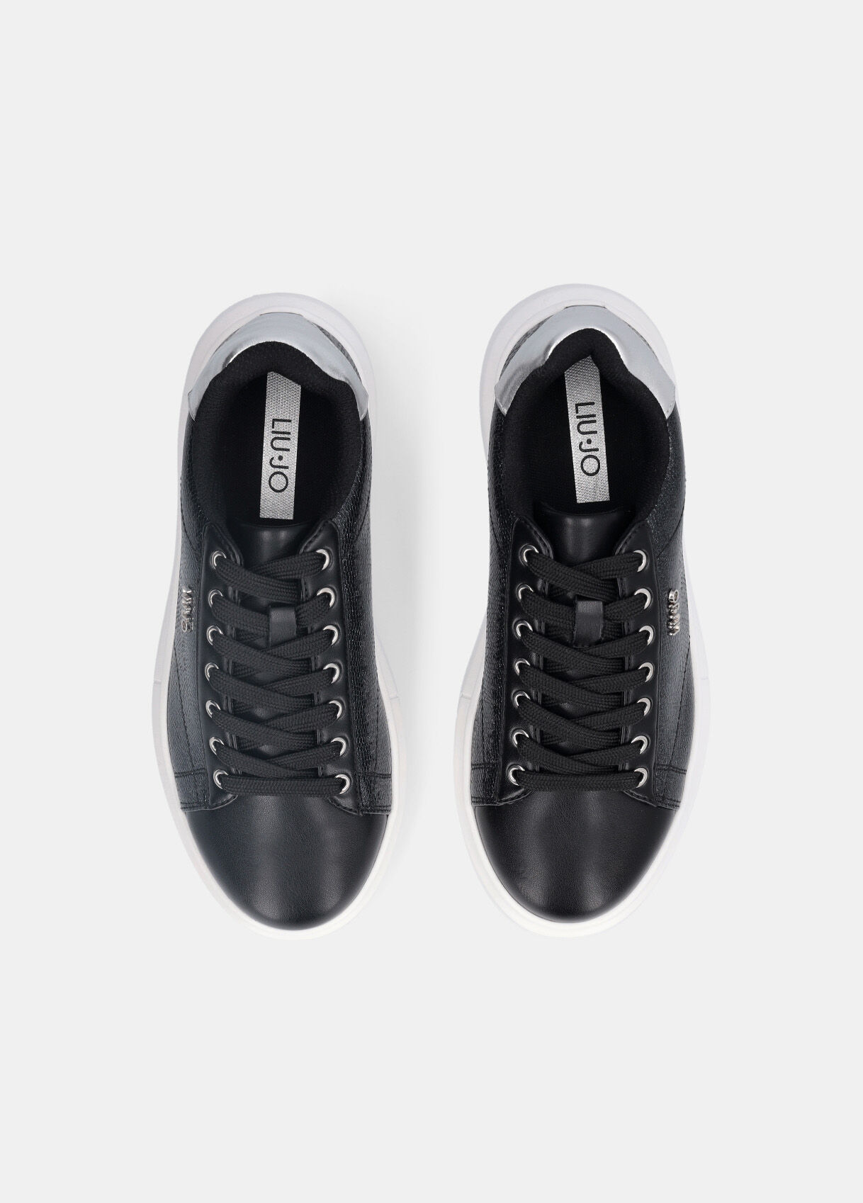Platform sneakers with logo colour black | Liu Jo