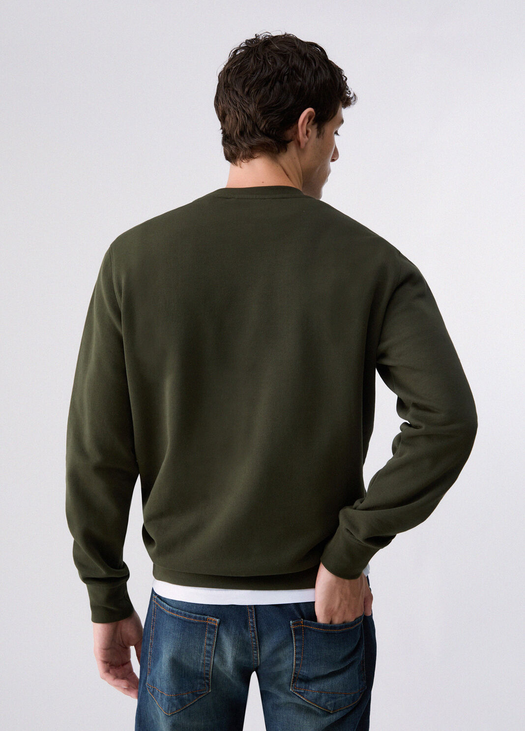 Sweatshirt with Logo moss green Liu Jo - large image number 1