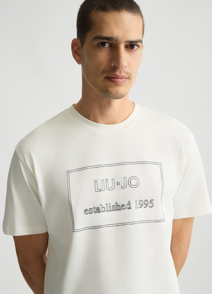 Embroidered T-shirt white Liu Jo - medium