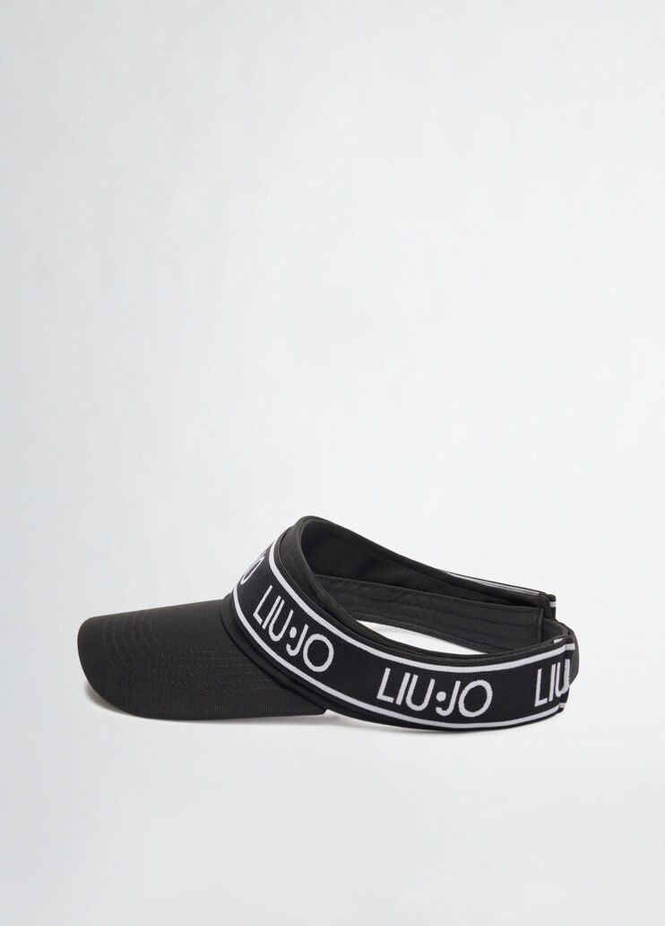 Sun visor with logo black Liu Jo - large image number 3 Sun visor with logo black Liu Jo - large image number 3