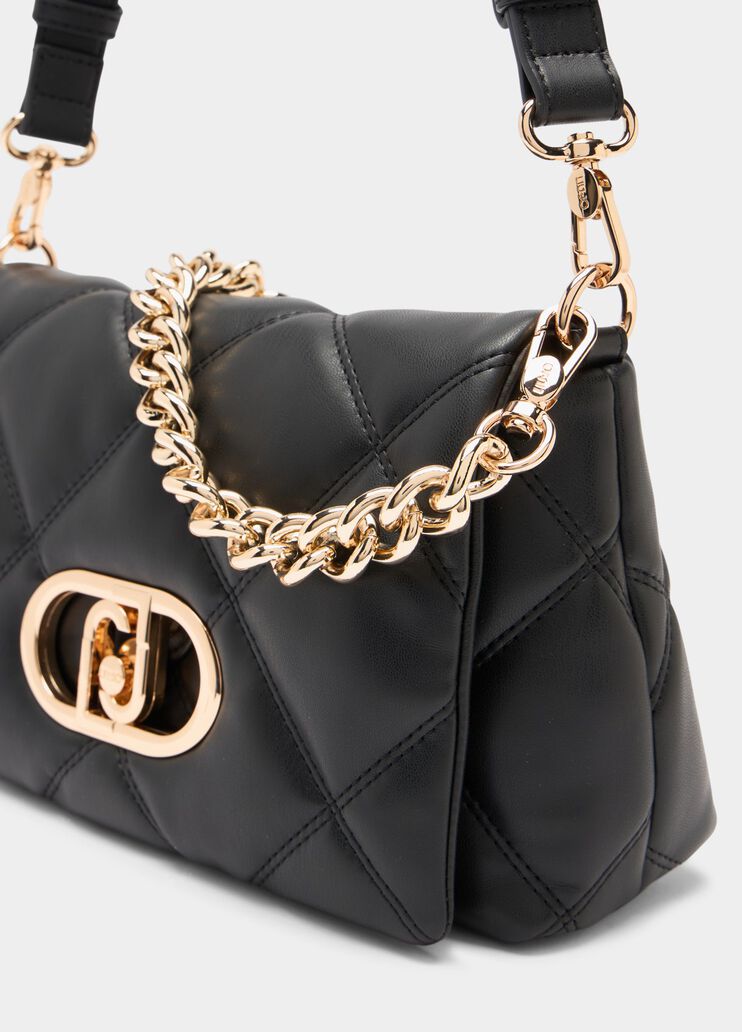 Medium quilted LaPuffy bag black Liu Jo - medium