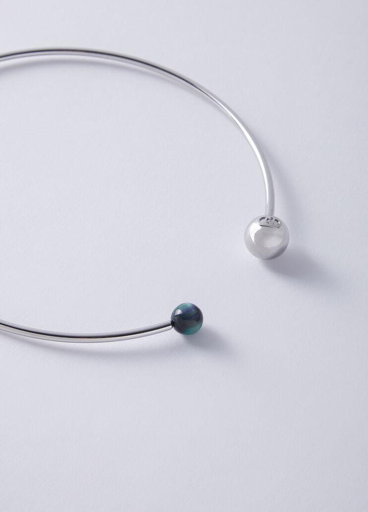 Adjustable necklace with pearls silver colour Liu Jo - medium