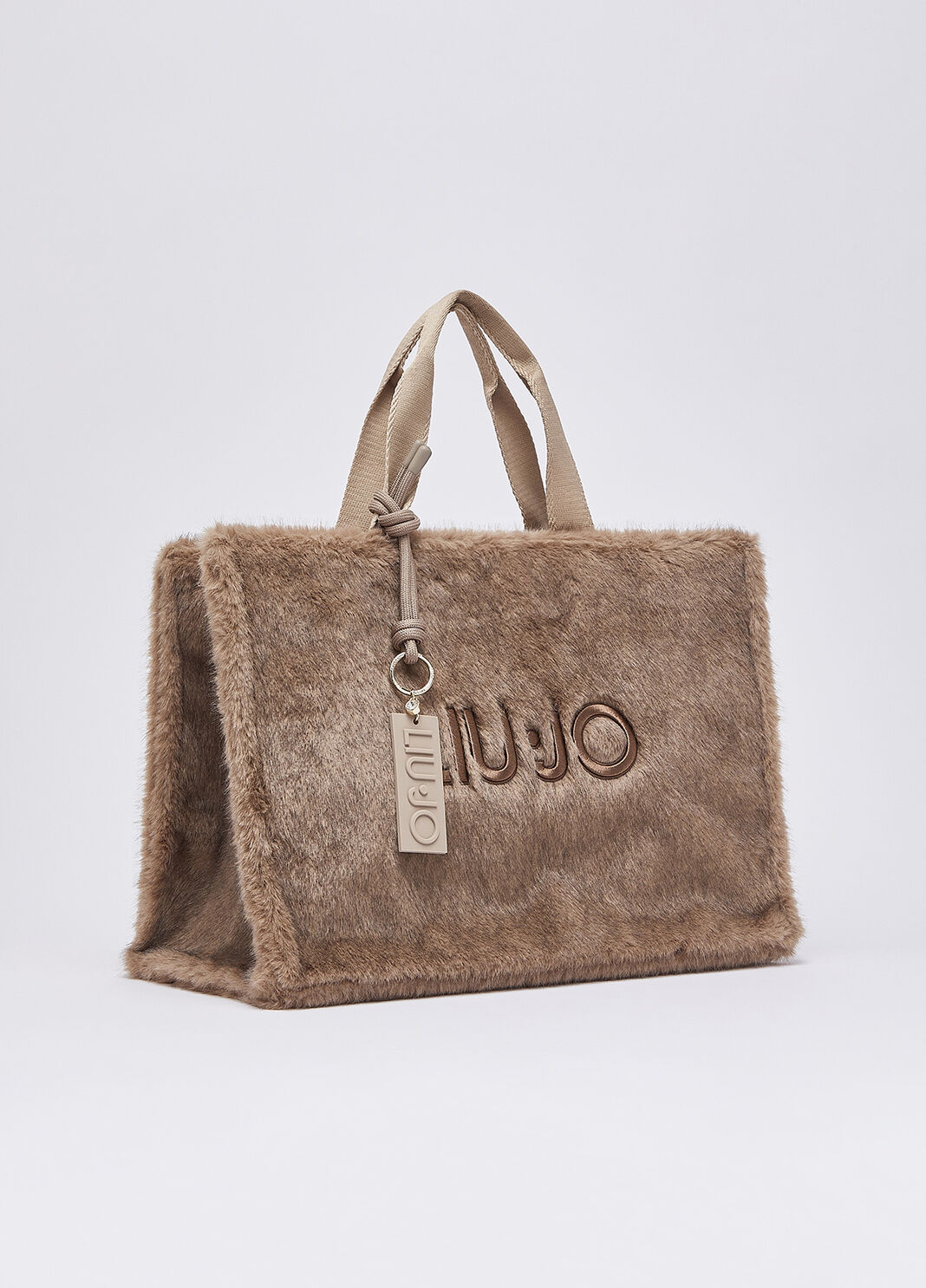 Bag tote large in teddy beige Liu Jo - large image number 2