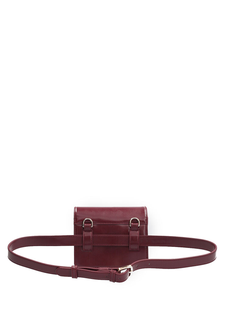 Pouch bag with logo ruby red Liu Jo - large image number 2