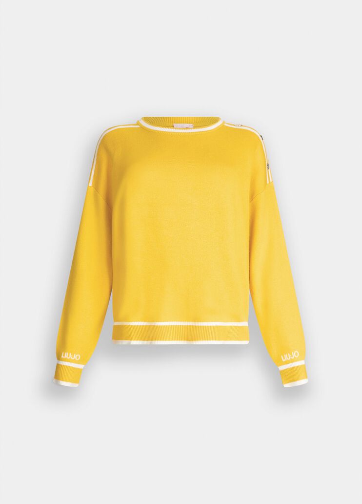 Liu Jo Better top yellow Liu Jo - large image number 6 Liu Jo Better top yellow Liu Jo - large image number 6