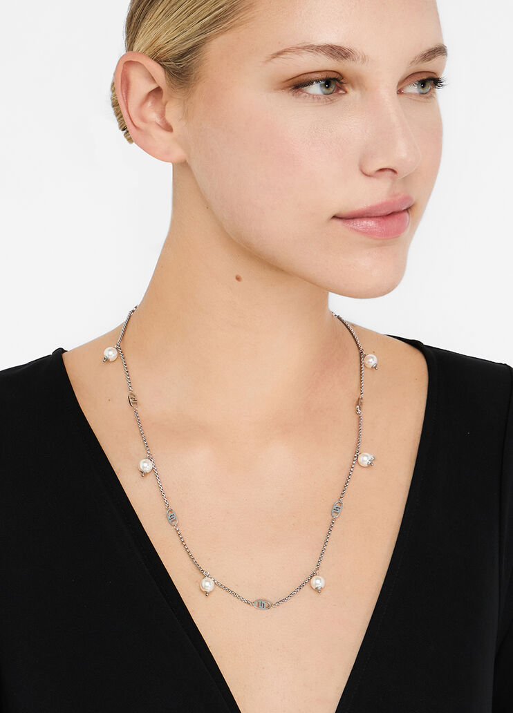 Necklace with gemstones silver Liu Jo - medium Necklace with gemstones silver Liu Jo - medium