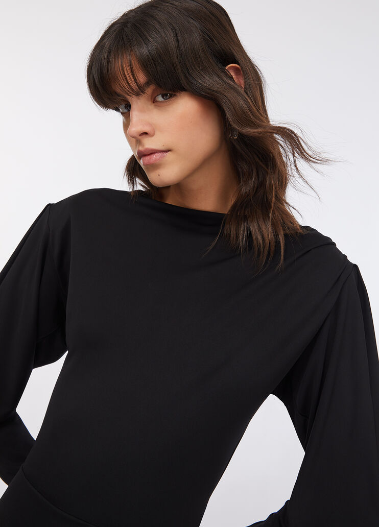 Draped dress black Liu Jo - large image number 3