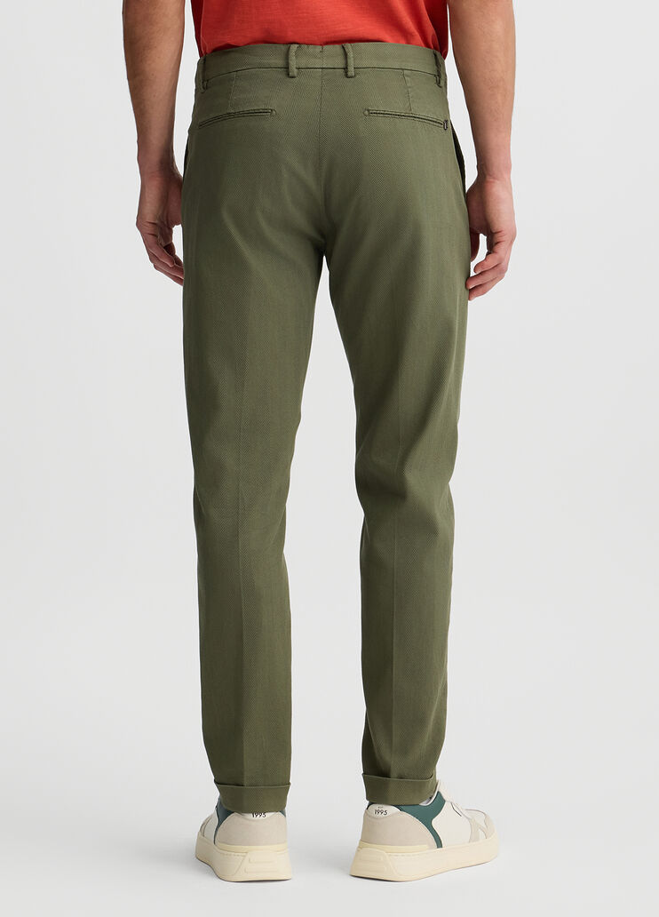 Slim fit chinos olive green Liu Jo - large image number 1 Slim fit chinos olive green Liu Jo - large image number 1