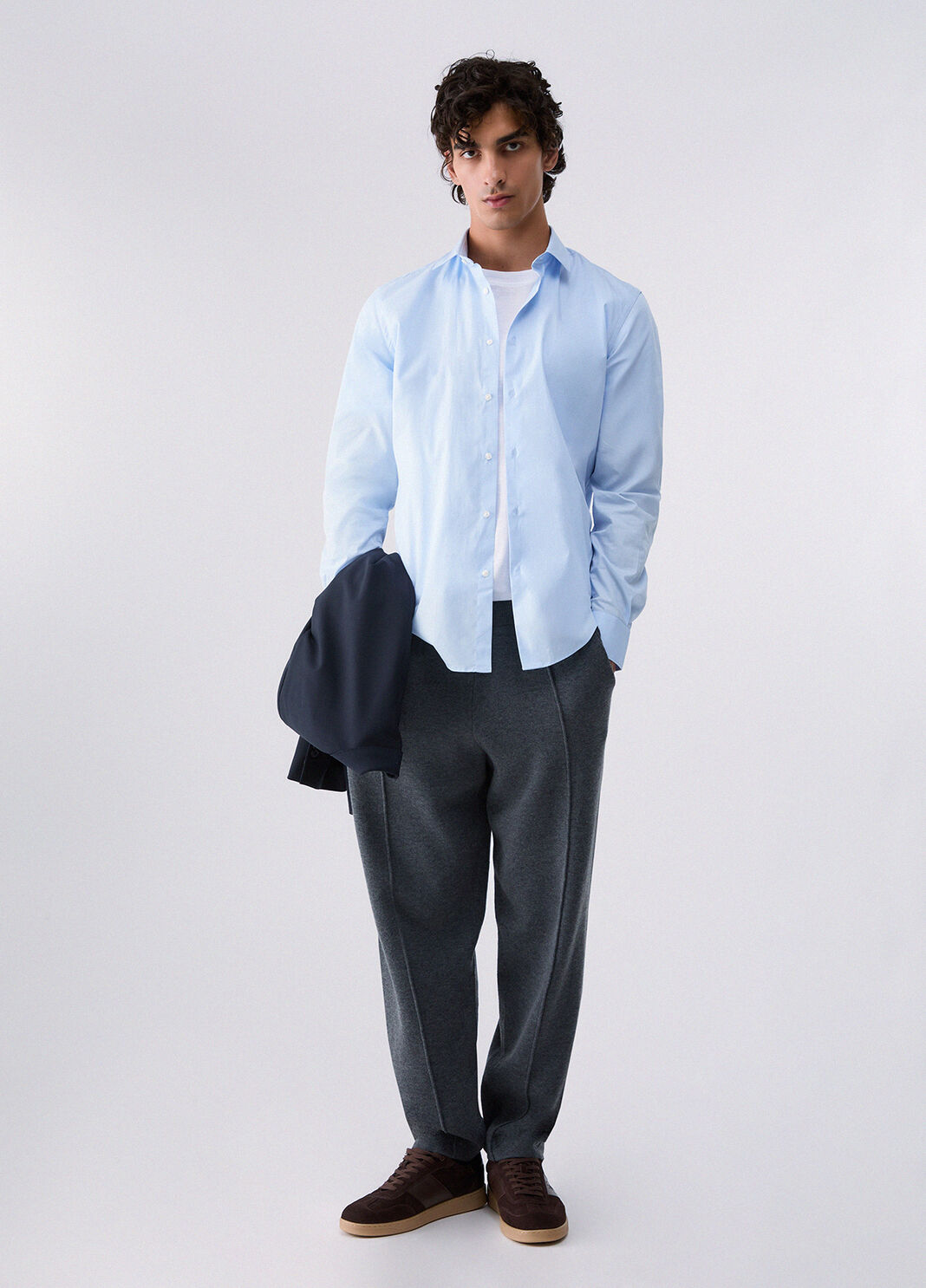 Slim Fit Poplin Shirt light blue Liu Jo - large image number 5