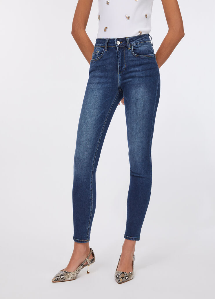 High-rise skinny jeans blue denim Liu Jo - large image number 0