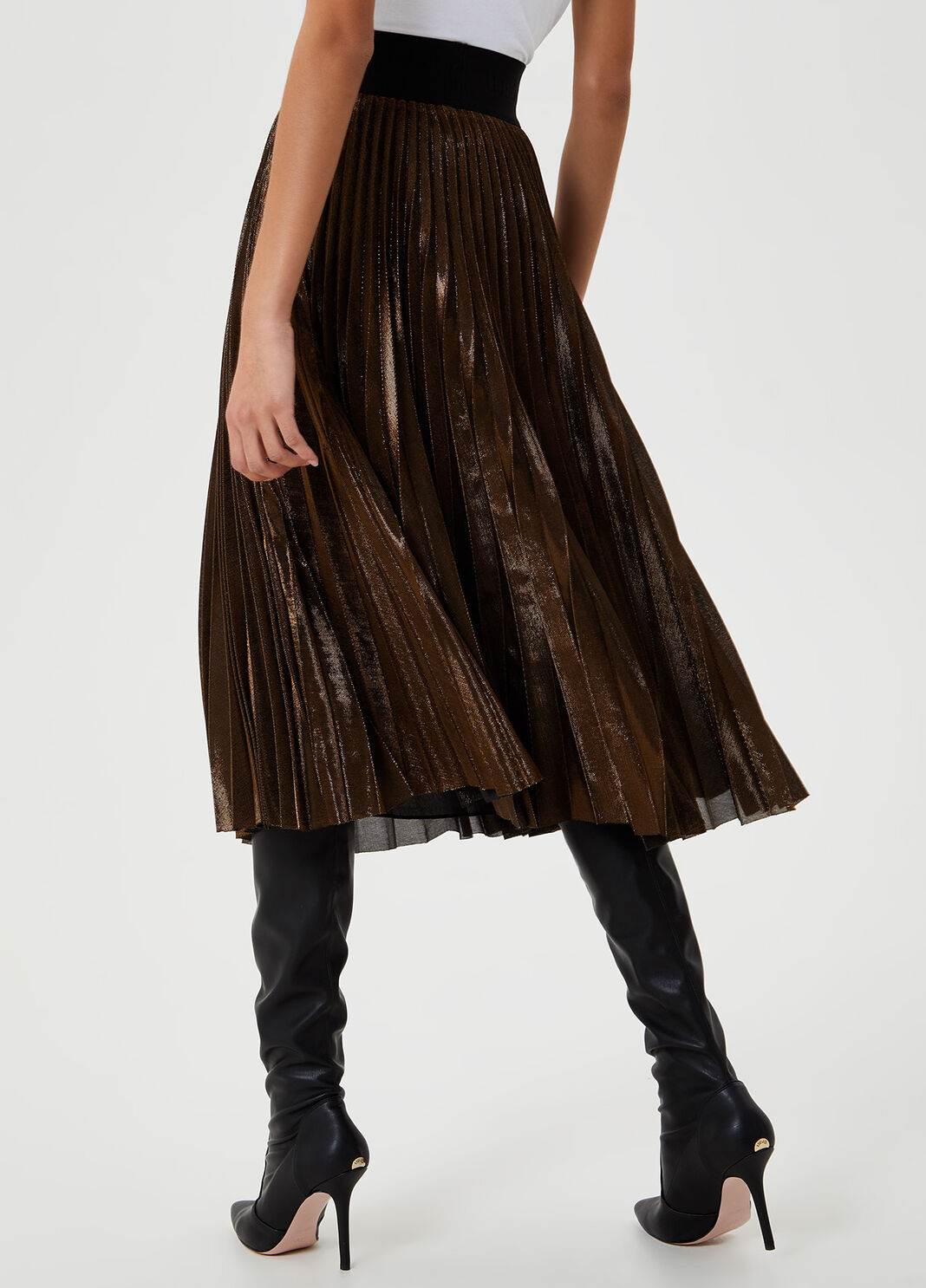 Pleated midi skirt 0 Liu Jo - large image number 1