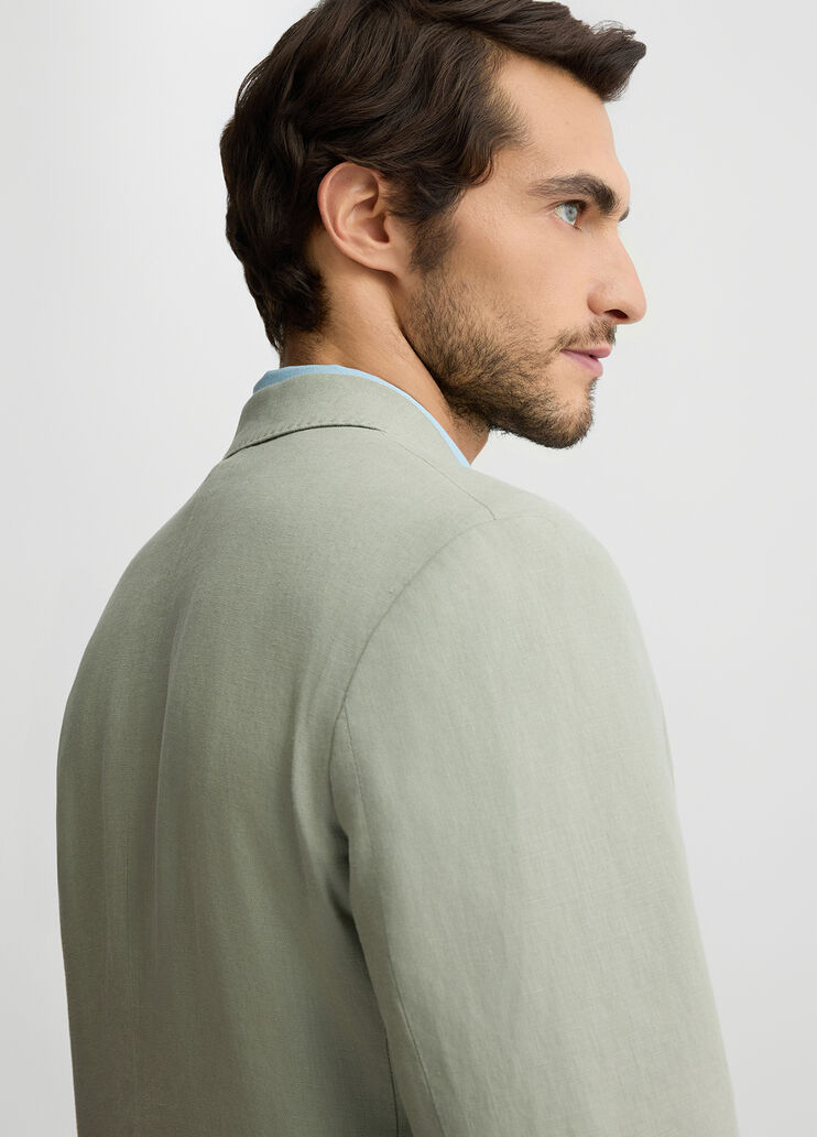 100% linen sage green blazer sage Liu Jo - large image number 4 100% linen sage green blazer sage Liu Jo - large image number 4