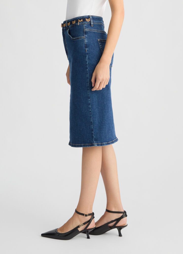 Denim skirt dark denim Liu Jo - large image number 3 Denim skirt dark denim Liu Jo - large image number 3