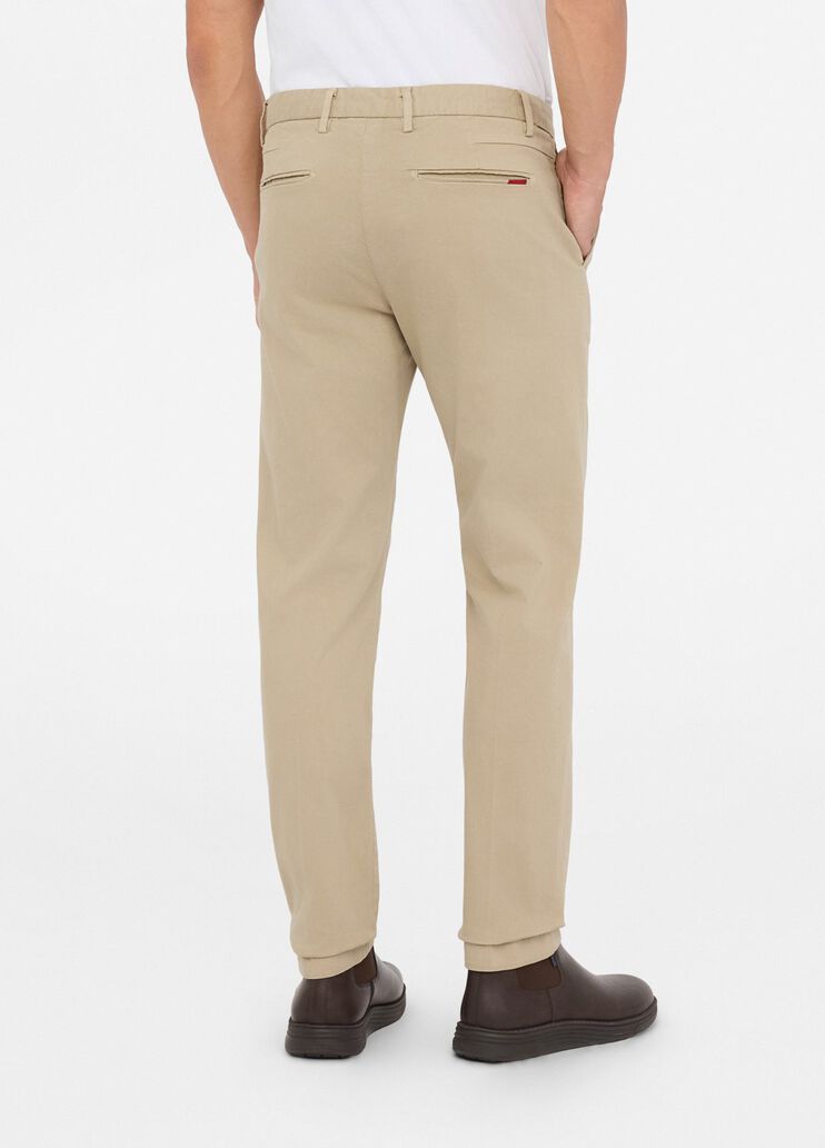 Pantalones chinos de algodón beige Liu Jo - large image number 1