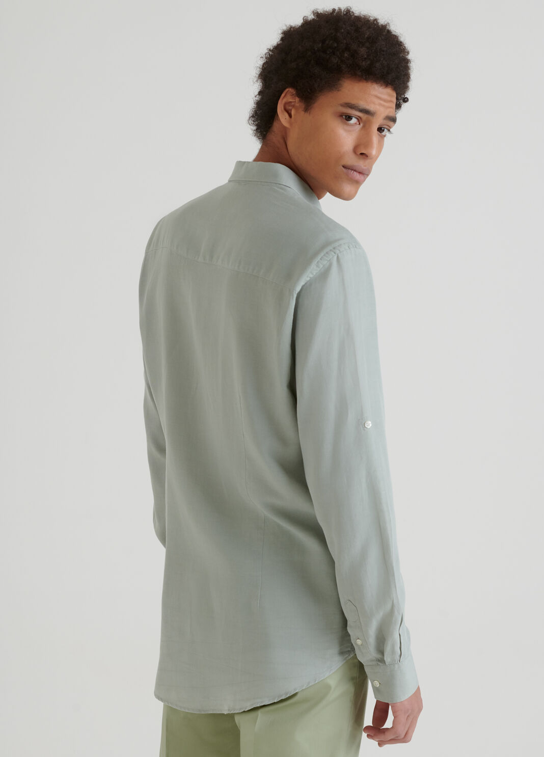 Camicia slim fit in lino  Liu Jo - large image number 1