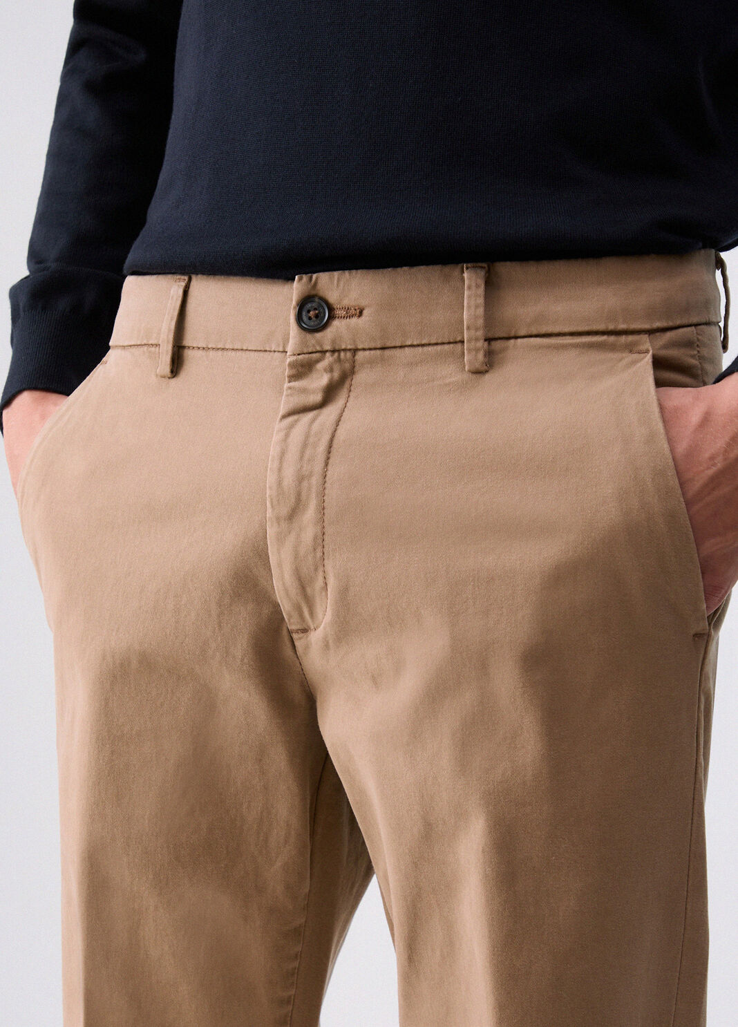 Chino trousers in gabardine beige Liu Jo - large image number 4