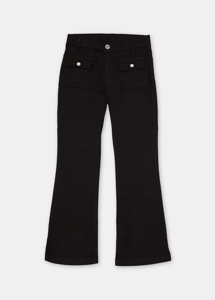 Baumwollhose Schwarz Liu Jo - large image number 2 Baumwollhose Schwarz Liu Jo - large image number 2