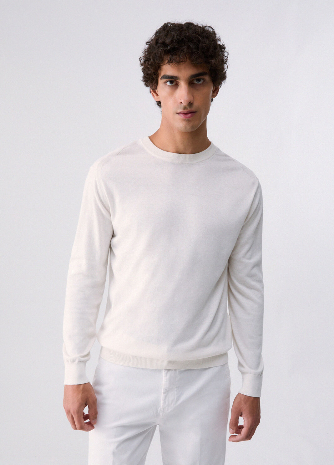 Knit in cotton and silk white Liu Jo - large image number 0