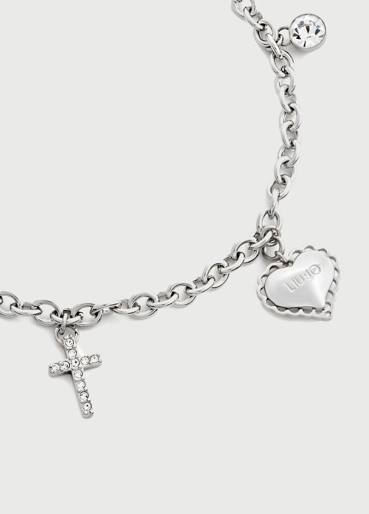 Bracelet with heart and cross Steel Liu Jo - large image number 1