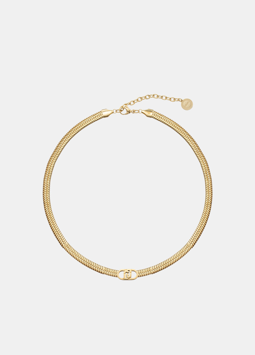 Choker with monogram logo gold Liu Jo - large image number 0