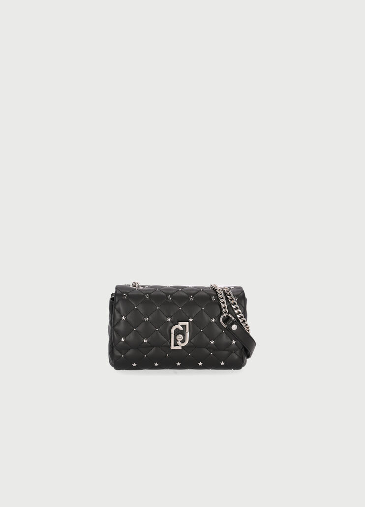 Crossbody bag with micro studs Black Liu Jo - large image number 0