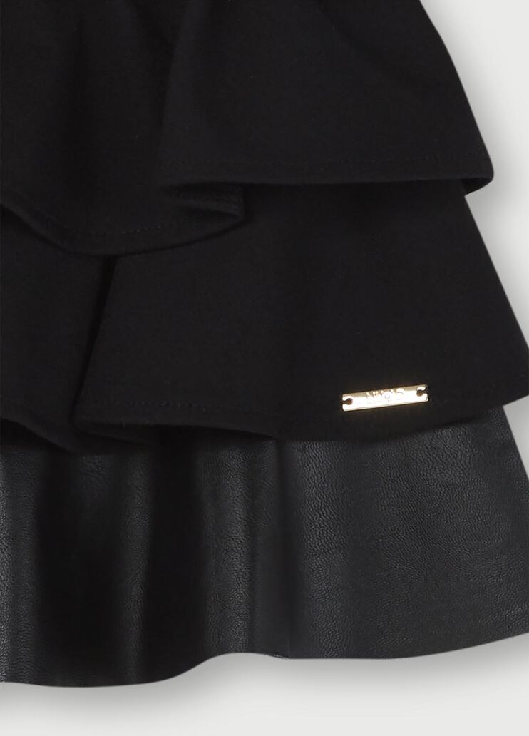 Short skirt with frills Black Liu Jo - large image number 2 Short skirt with frills Black Liu Jo - large image number 2