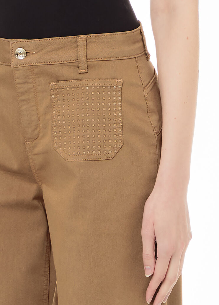 Cropped flared trousers sand Liu Jo - large image number 2